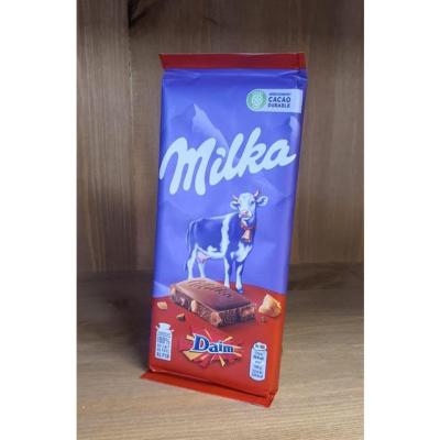 MILKA Tablette de chocolat au Daim - 175 gr